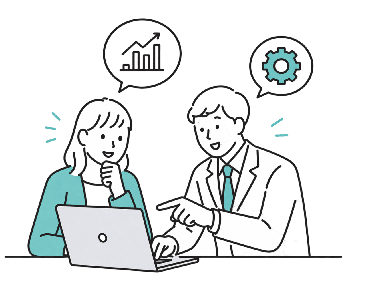 導入後もチャットで 気軽にお問い合わせ